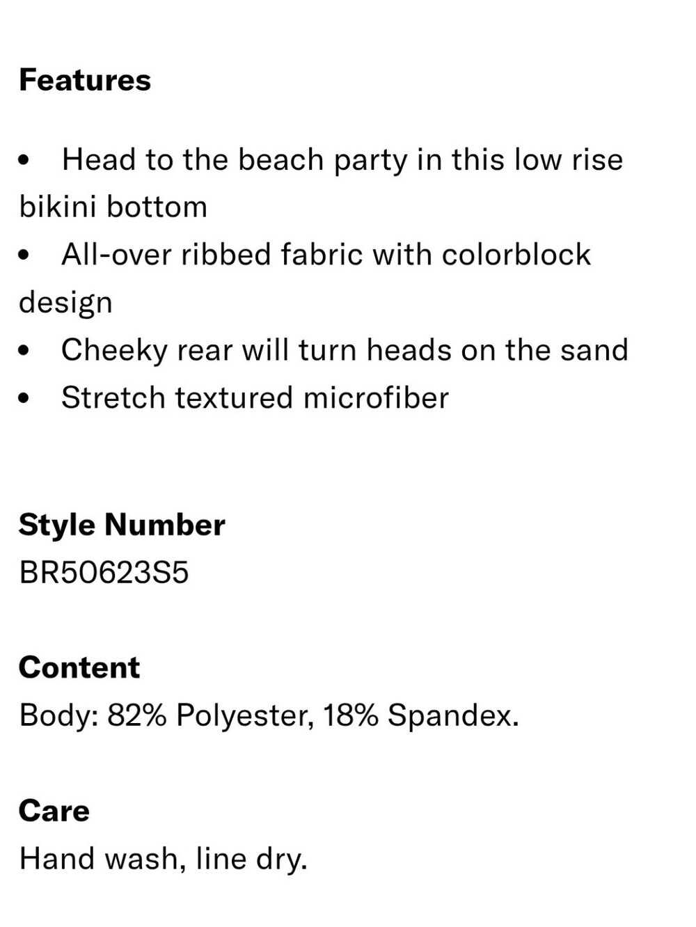 New!Beach Riot Kimora Colorblock Bikini Bottom - Picture 11 of 11